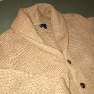 J Crew Men’s Lambswool Shawl Collar Cardigan